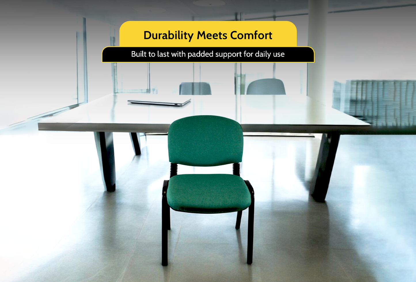 Meta Furniture Fabric Stacking Chair - Comfortable & Durable
