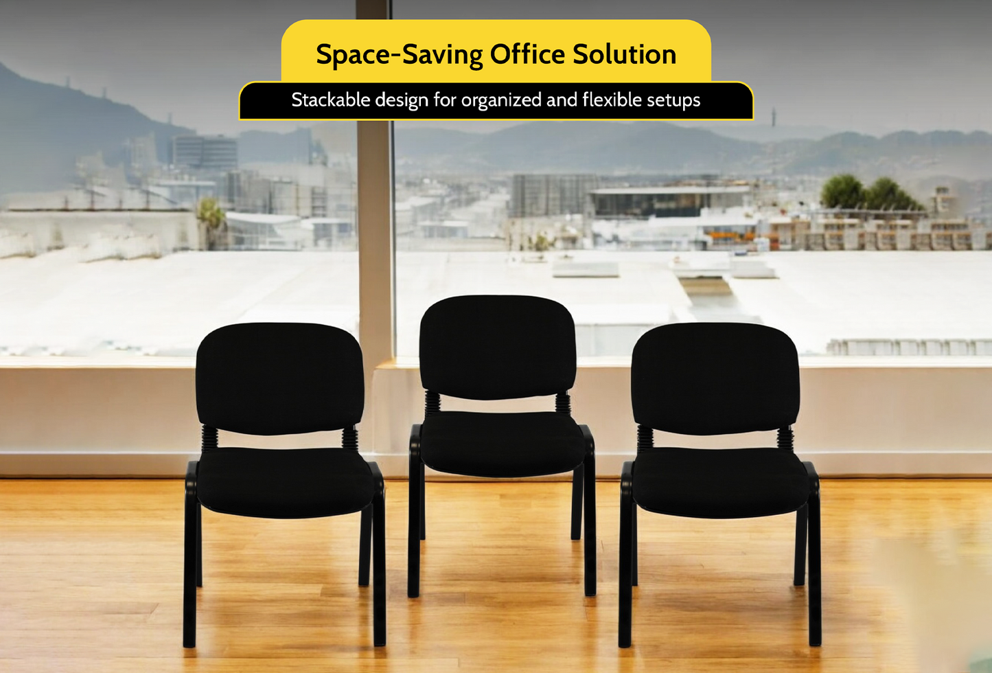 Meta Furniture Fabric Stacking Chair - Comfortable & Durable