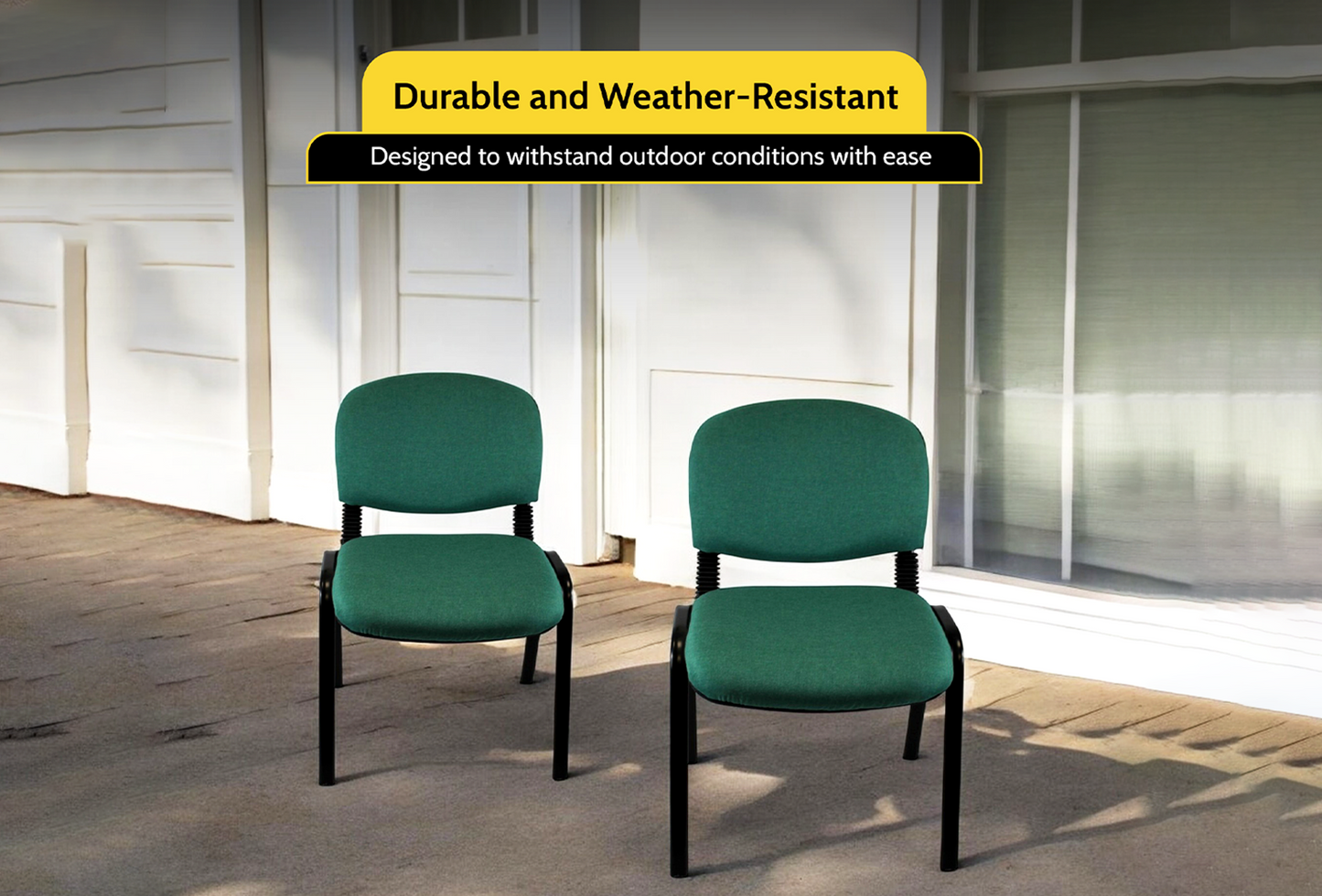 Meta Furniture Fabric Stacking Chair - Comfortable & Durable