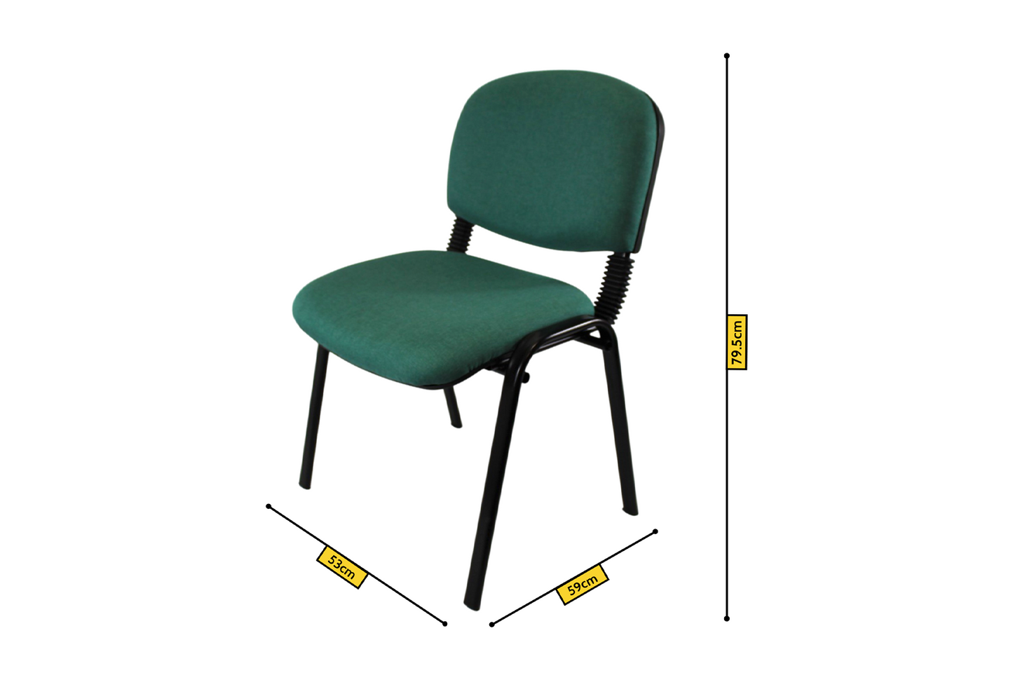Meta Furniture Fabric Stacking Chair - Comfortable & Durable