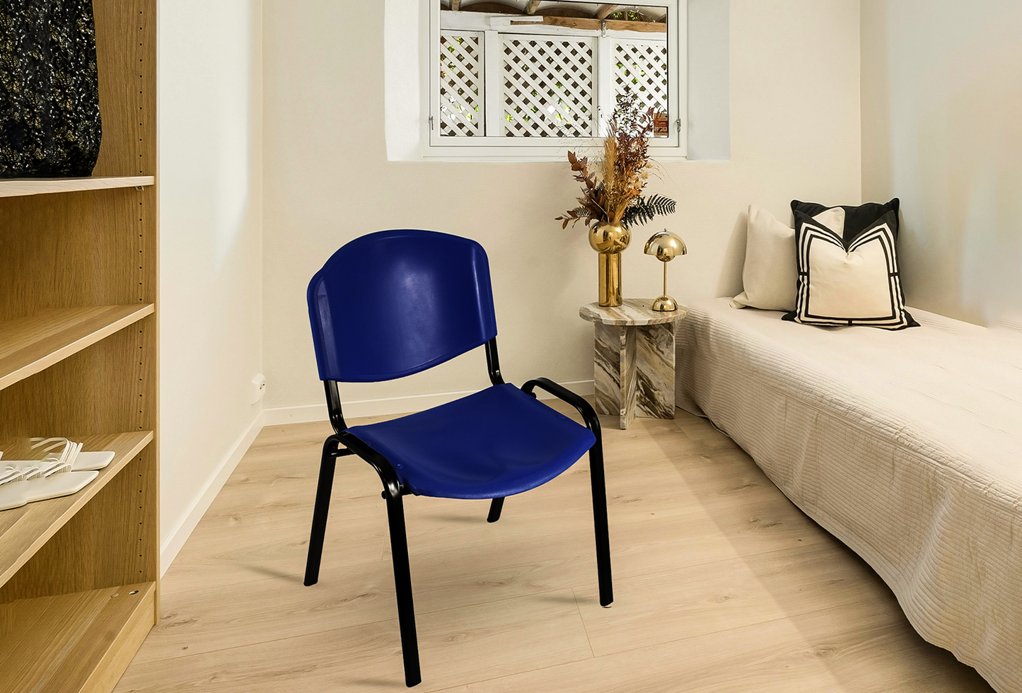 Meta Furniture Plastic Stacking Chair for Office