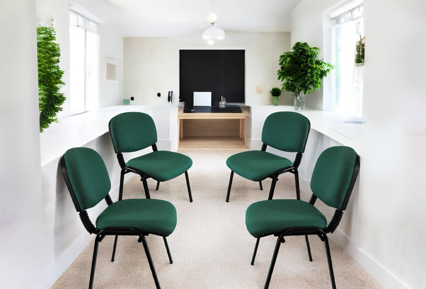 Meta Furniture Fabric Stacking Chair - Comfortable & Durable