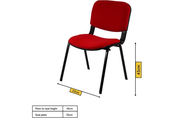 Fabric Stacking Chair By Meta Furniture