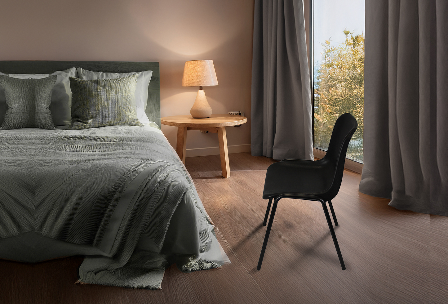 Modern Plastic Stackable Chairs