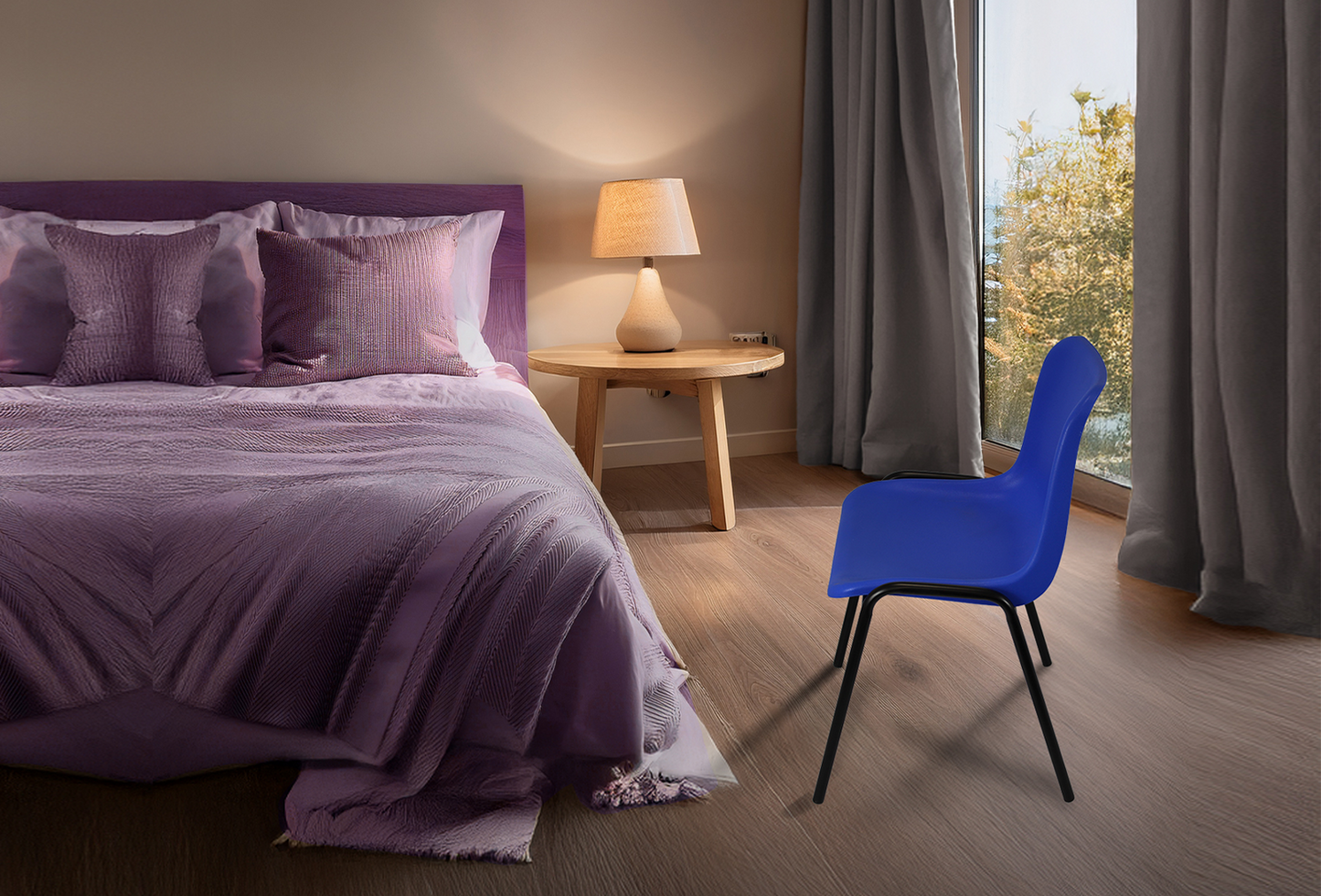 Modern Plastic Stackable Chairs