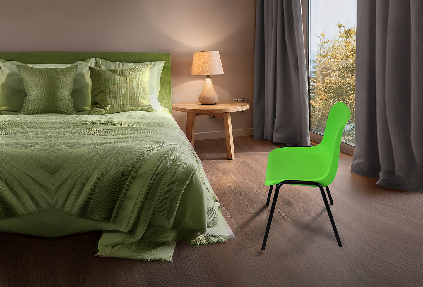 Modern Plastic Stackable Chairs