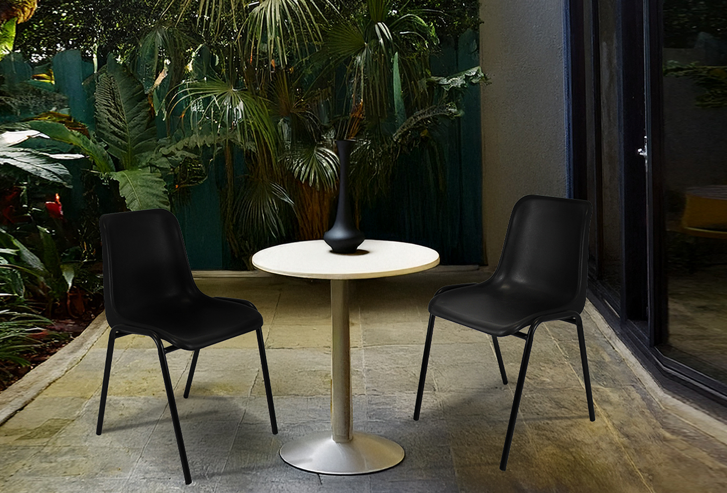 Modern Plastic Stackable Chairs