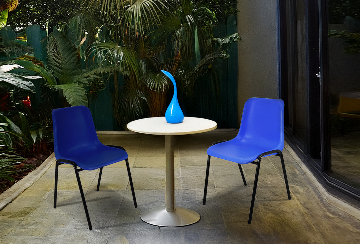 Modern Plastic Stackable Chairs