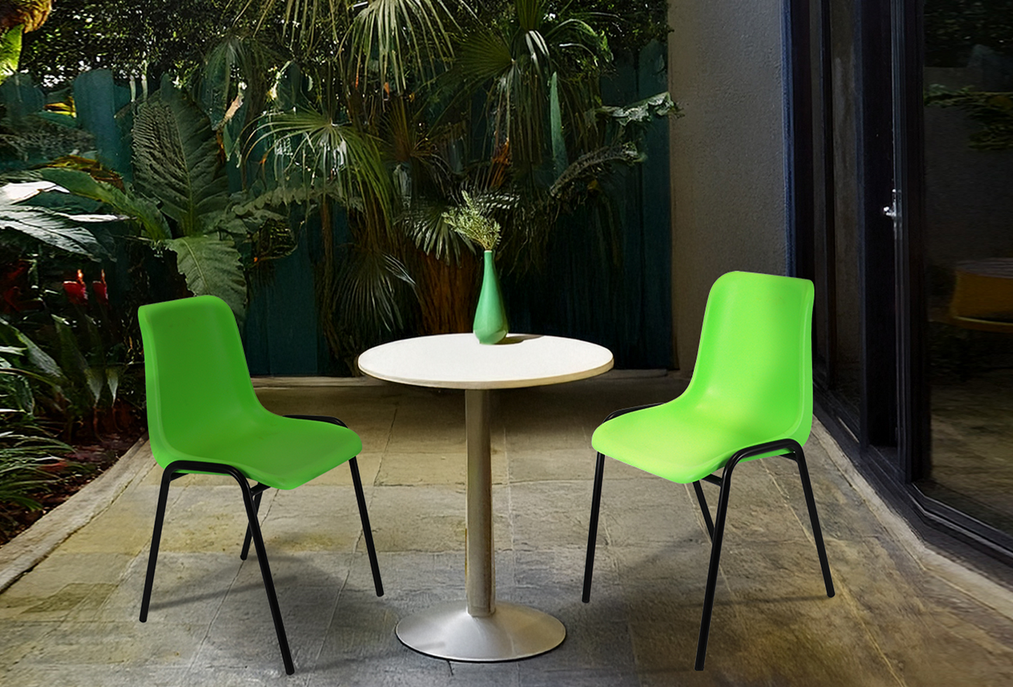 Modern Plastic Stackable Chairs