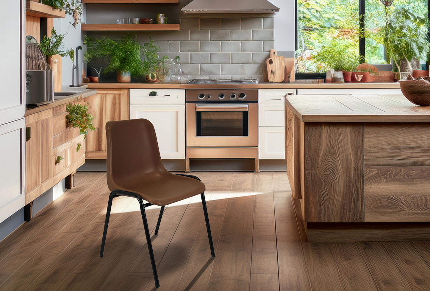 Modern Plastic Stackable Chairs