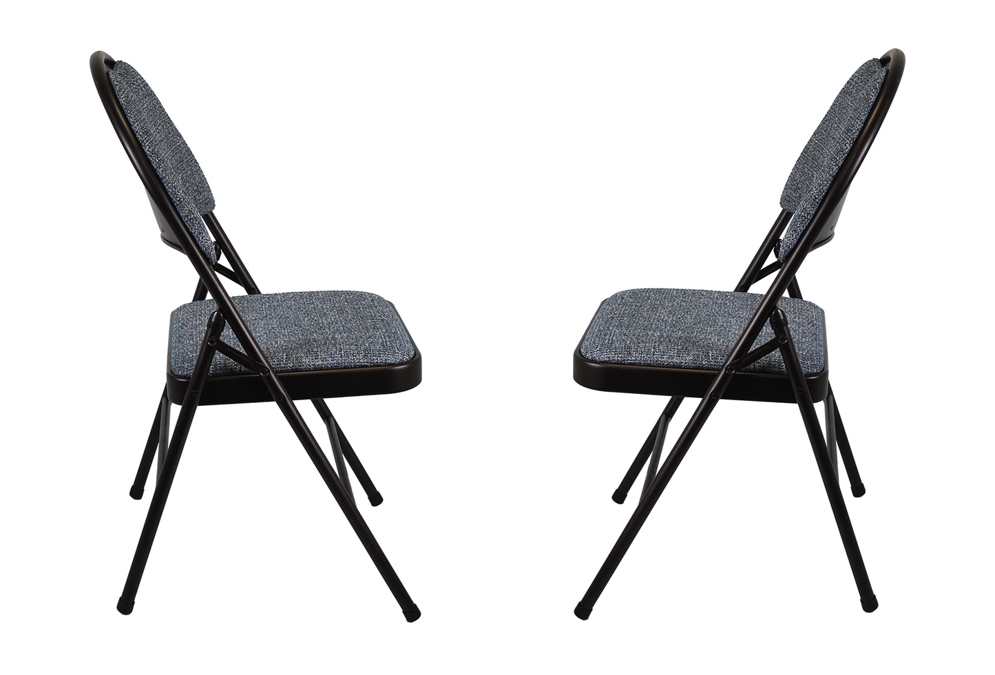 Meta Furniture Heavy Duty Folding Chair with Padded Seat & Backrest