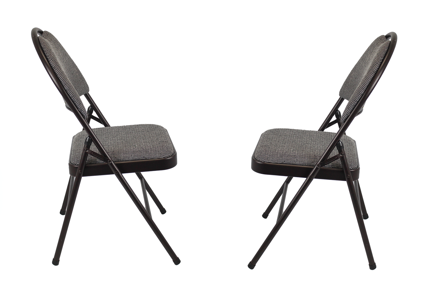Meta Furniture Heavy Duty Folding Chair with Padded Seat & Backrest