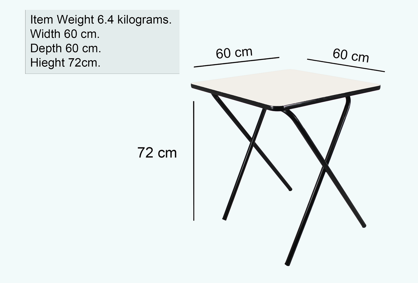 Exam Table - White info 2
