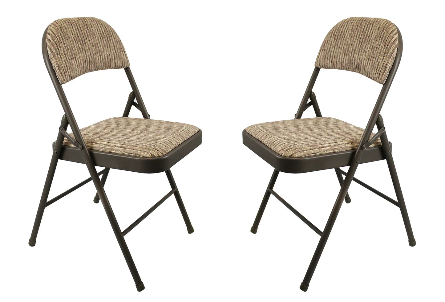 Meta Furniture Fabric Folding Chair with Comfort Cushion