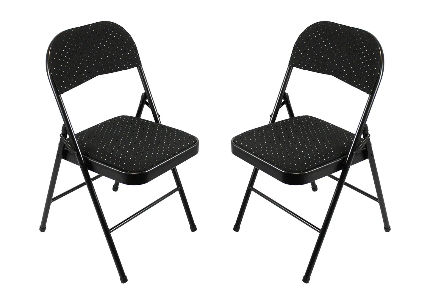 Meta Furniture Fabric Folding Chair with Comfort Cushion