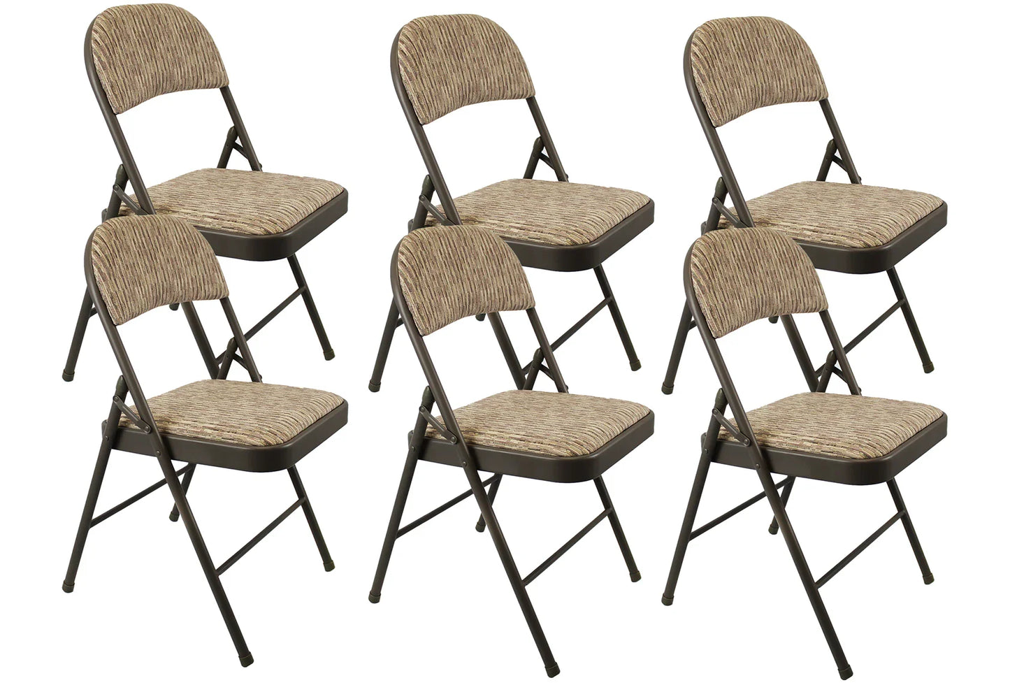 Meta Furniture Fabric Folding Chair with Comfort Cushion