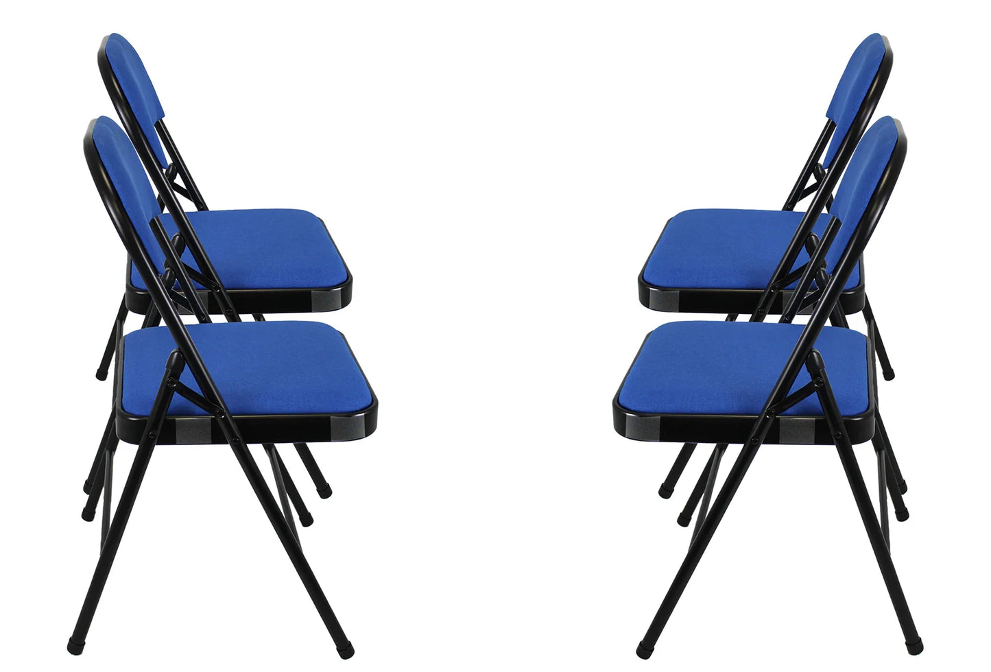 Meta Furniture Fabric Folding Chair with Comfort Cushion