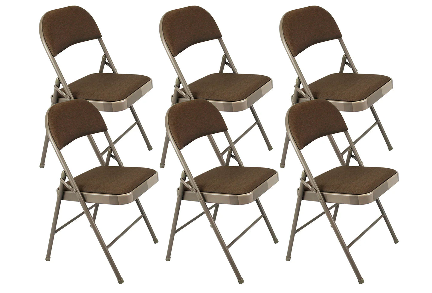 Meta Furniture Fabric Folding Chair with Comfort Cushion