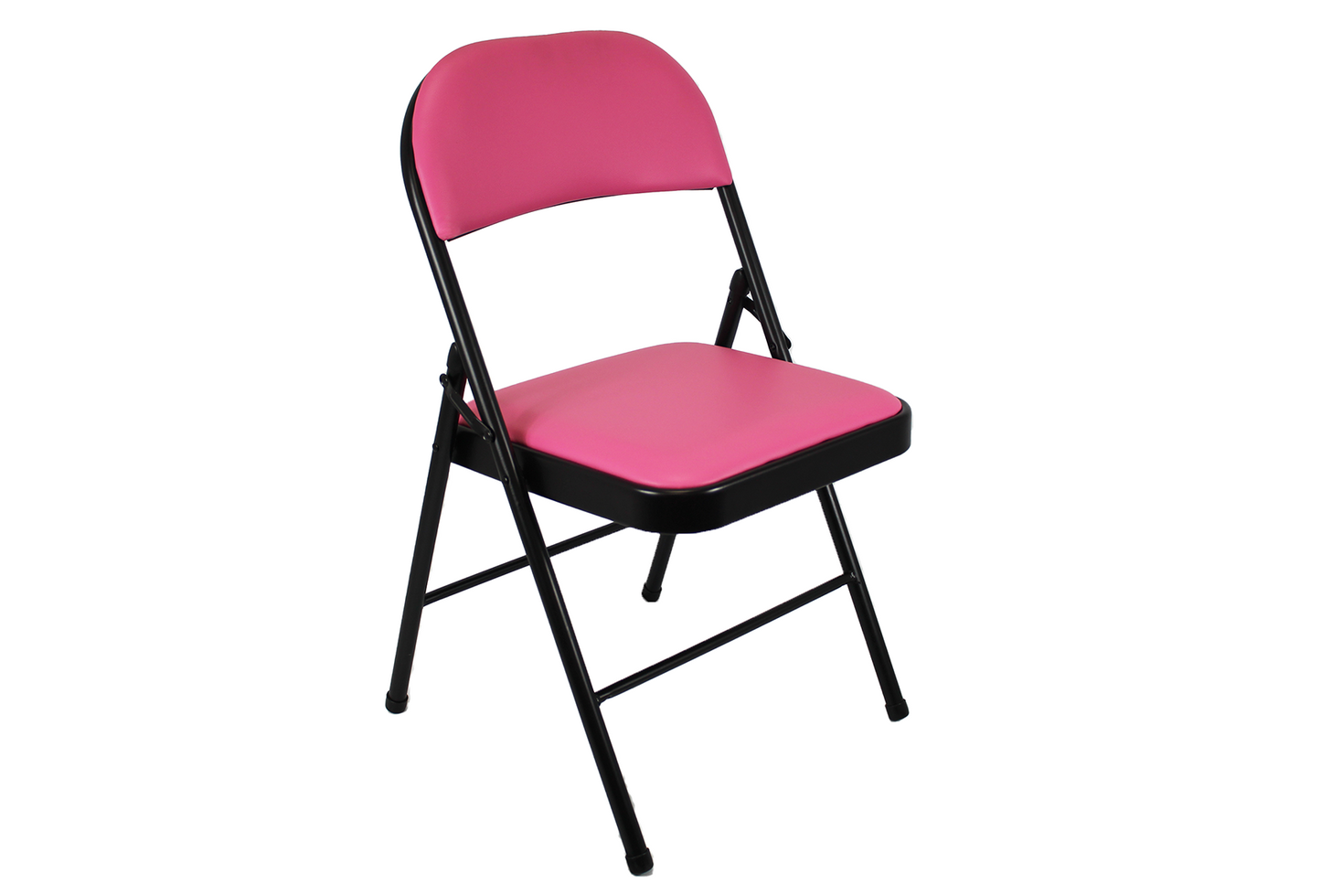 Leather Folding Chair with Padded Seat | Meta Furniture