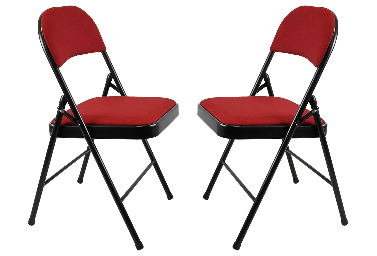 Meta Furniture Fabric Folding Chair with Comfort Cushion