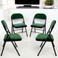 Meta Furniture Fabric Folding Chair with Comfort Cushion