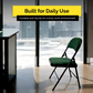 Meta Furniture Fabric Folding Chair with Comfort Cushion