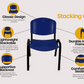 Meta Furniture Plastic Stacking Chair for Office