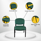Meta Furniture Fabric Stacking Chair - Comfortable & Durable