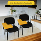 Meta Furniture Leather Stacking Chair With Tablet Desk