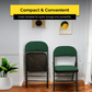 Meta Furniture Fabric Folding Chair with Comfort Cushion