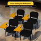 Meta Furniture Leather Stacking Chair With Tablet Desk