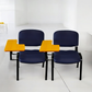 Meta Furniture Leather Stacking Chair With Tablet Desk