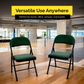 Meta Furniture Fabric Folding Chair with Comfort Cushion