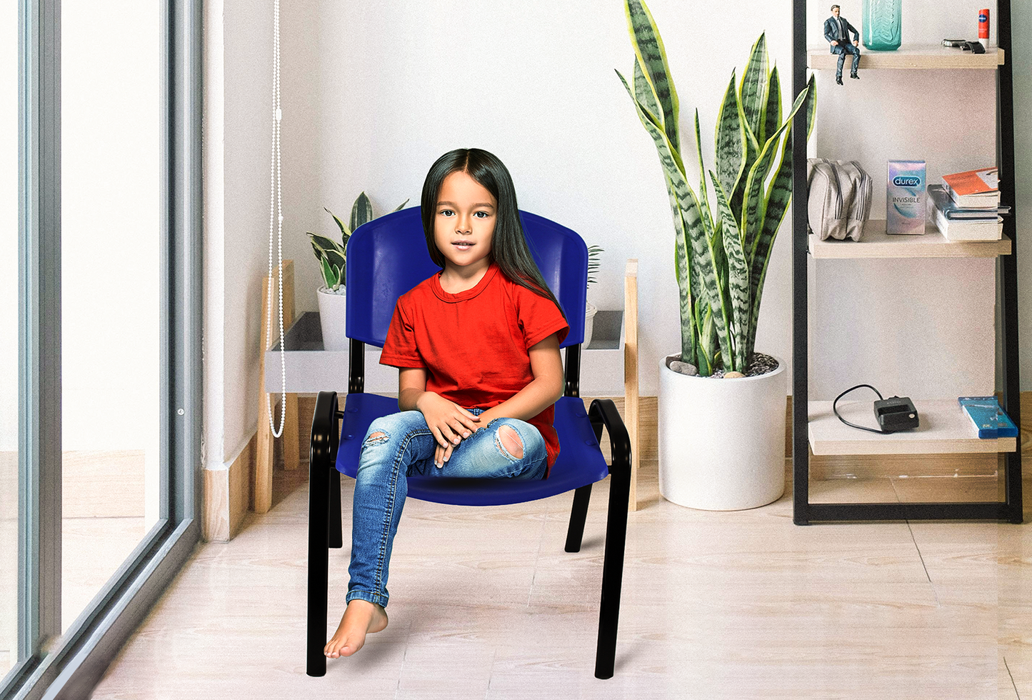 Meta Furniture Plastic Stacking Chair for Office