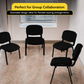 Meta Furniture Fabric Stacking Chair - Comfortable & Durable
