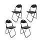 Faux leather Folding Chair