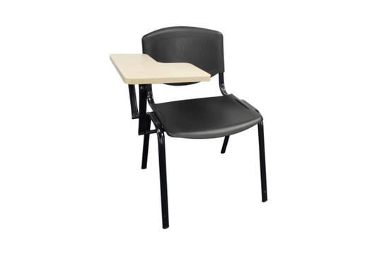 Plastic Stacking Chair With Tablet