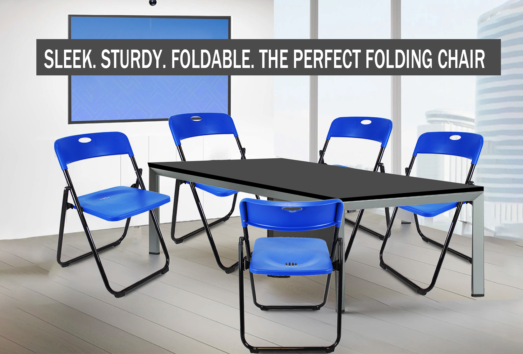 Plastic Folding Chair | bluein