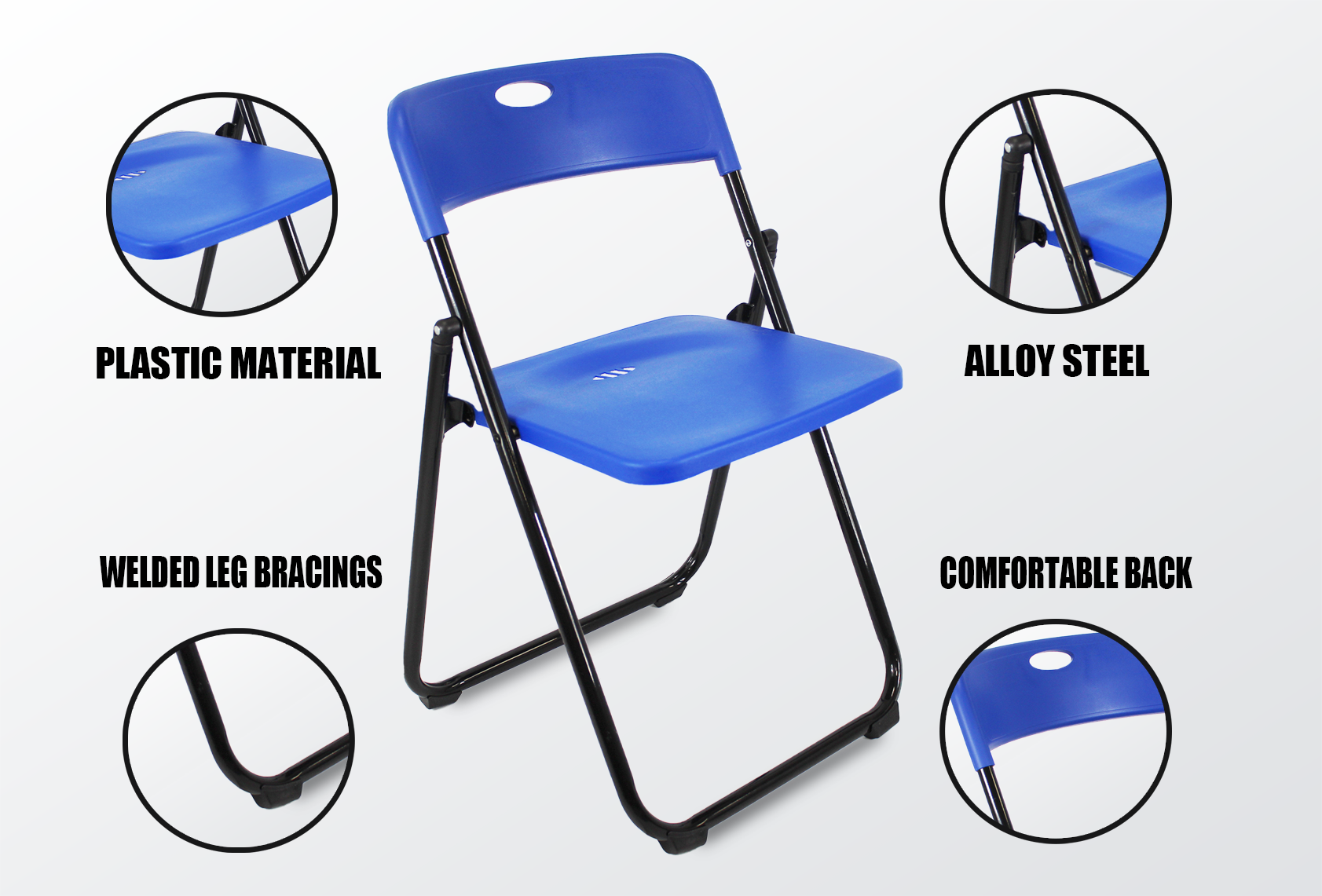Plastic Folding Chair | blueinfo2