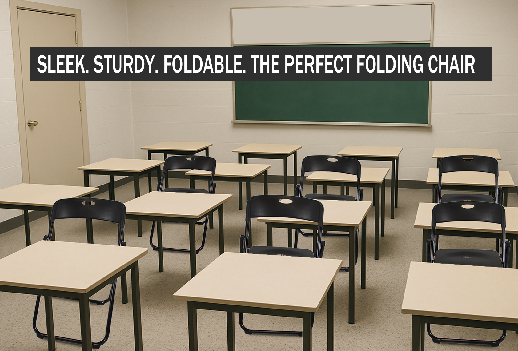 Plastic Folding Chair | blackin2