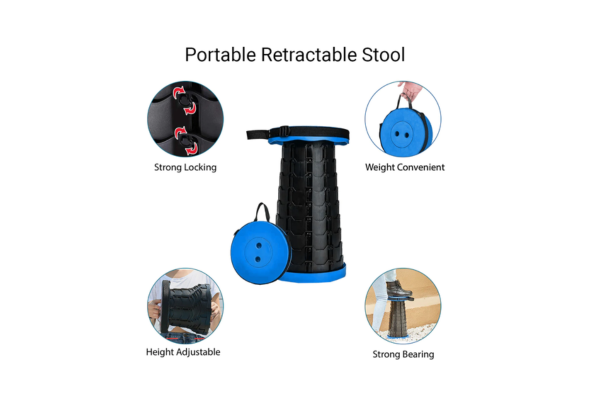 Portable Tele Stool Folding