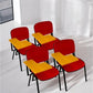Fabric Stacking Chair With Tablet
