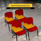 Fabric Stacking Chair With Tablet
