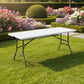 Heavy Duty Folding Trestle Table 120cm 4ft Portable Table