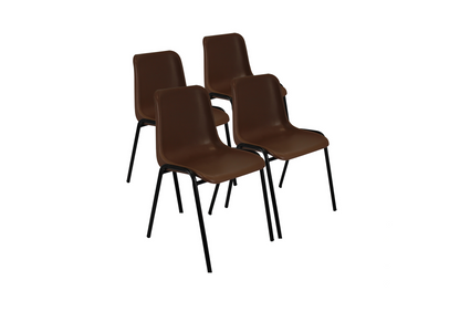 Meta Furniture Modern Plastic Stackable Chairs