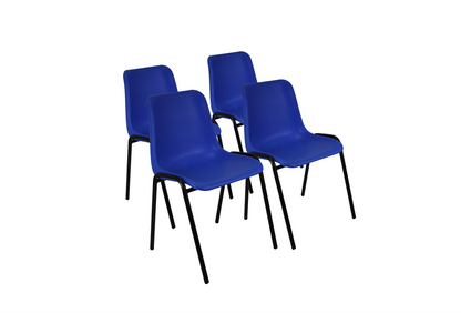 Meta Furniture Modern Plastic Stackable Chairs