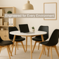 Meta Furniture Modern Dining Chair with Wood Legs