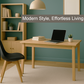 Meta Furniture Modern Dining Chair with Wood Legs