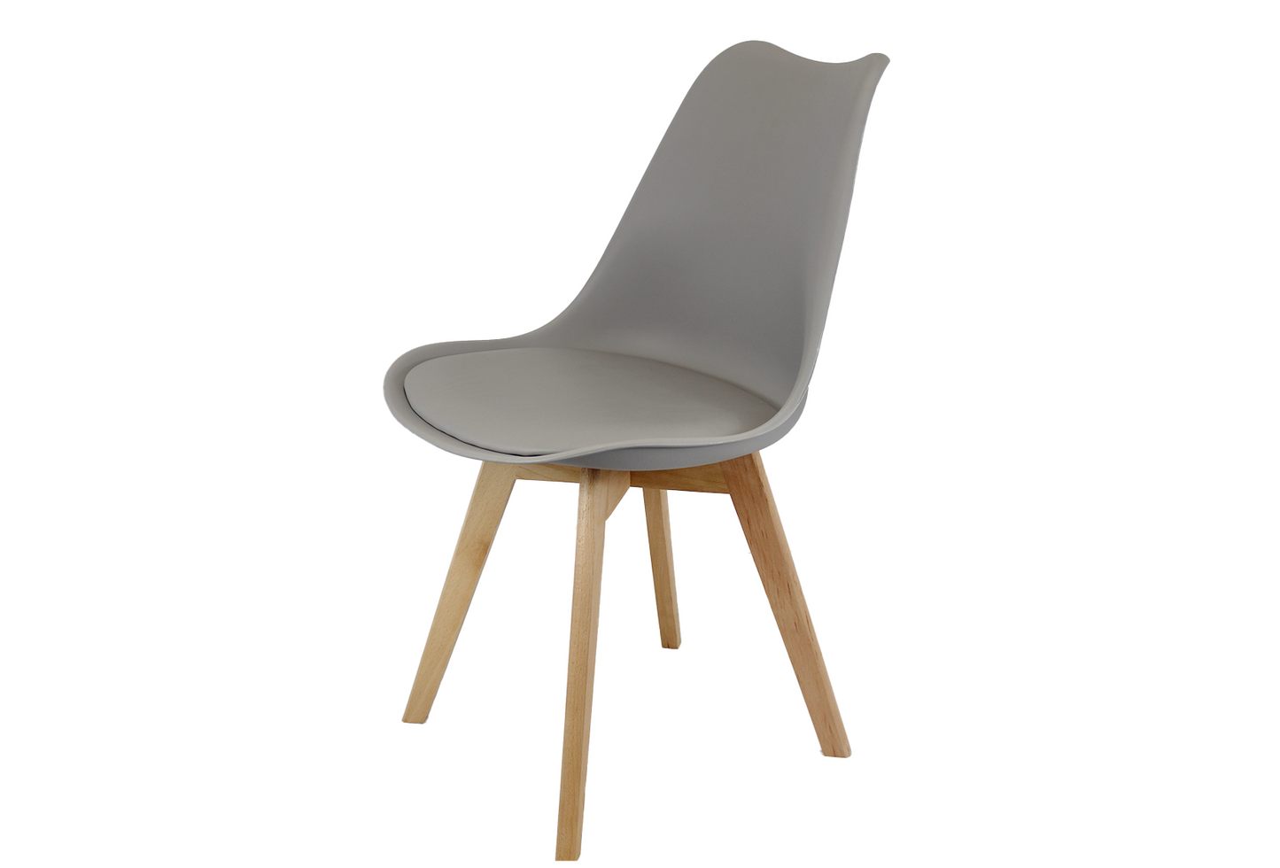 Meta Furniture Modern Dining Chair with Wood Legs