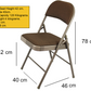 Fabric Folding Chair